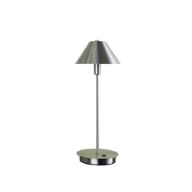 17.5" In Ryder Silver Nickel G-9 Led Table Lamp