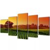 Canvas Wall Print Set Fields 79" x 39"