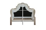 ACME Dresden Queen Bed, Vintage Bone White & PU 28170Q