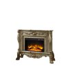 ACME Dresden FIREPLACE Gold Patina Finish AC01308