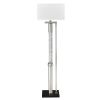 Luxurious Water Dancing Light Floor Lamp 1pc Satin Nickel Finish Metal Sparkling Decorative Designer Lamp Living Room Lamp