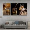 3 Panels Framed Canvas Whiskey Wall Art Decor,3 Pieces Mordern Canvas Painting Decoration Painting for Chrismas Gift, Office,Dining room,Living room