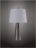 25"H Silver leaf Hammered Table Lamp (1PC/CTN) (2.15/6.97)