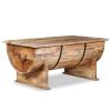 Coffee Table Solid Mango Wood 34.6"x19.7"x15.7"