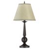 Bronze and Beige Table Lamps with Cone Shade (Set of 2)