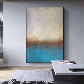 100% Hand Painted Abstract Oil Painting Wall Art Bright Color Style Picture Modern On Canvas Decor For Living Room No Frame (size: 90x120cm)