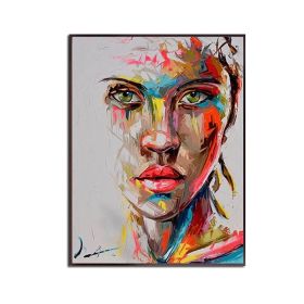 Ha's Art Top Selling Handmade Abstract Oil Painting Wall Art Modern Minimalist Fashion Figure Picture Canvas Home Decor For Living Room Bedroom No Fra (size: 100x150cm)