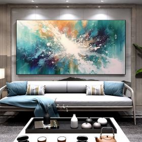 Hand Painted Oil Painting Large Acrylic Oil Painting On Canvas Abstract Painting Canvas Original abstract canvas wall art contemporary Painting For Li (style: 01, size: 100x150)