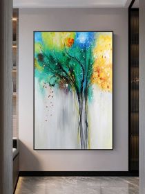 Modern Park Landscape Oil Painting Leonid Afremov Abstract Canvas Painting Wall Art Poster Prints Living Room Home Decor (size: 50x70cm)