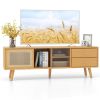 Bamboo TV Stand for TV up to 65 Inch