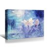 Framed Canvas Wall Art Decor Abstract Style Painting, Impressionism Lotus Painting Decoration For Office Living Room