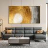 Hand Painted Oil Painting Abstract Gold Texture Oil Painting on Canvas Original Minimalist Art Golden Decor Custom Painting Living Room Home Decor