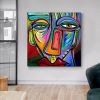 Colorful Portrait Oil Paintings Abstract Women Face Canvas Painting Wall Art Handpainted Graffiti Street Art For Home Decor